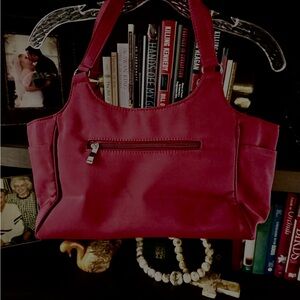 Elegant Fuchsia Handbag